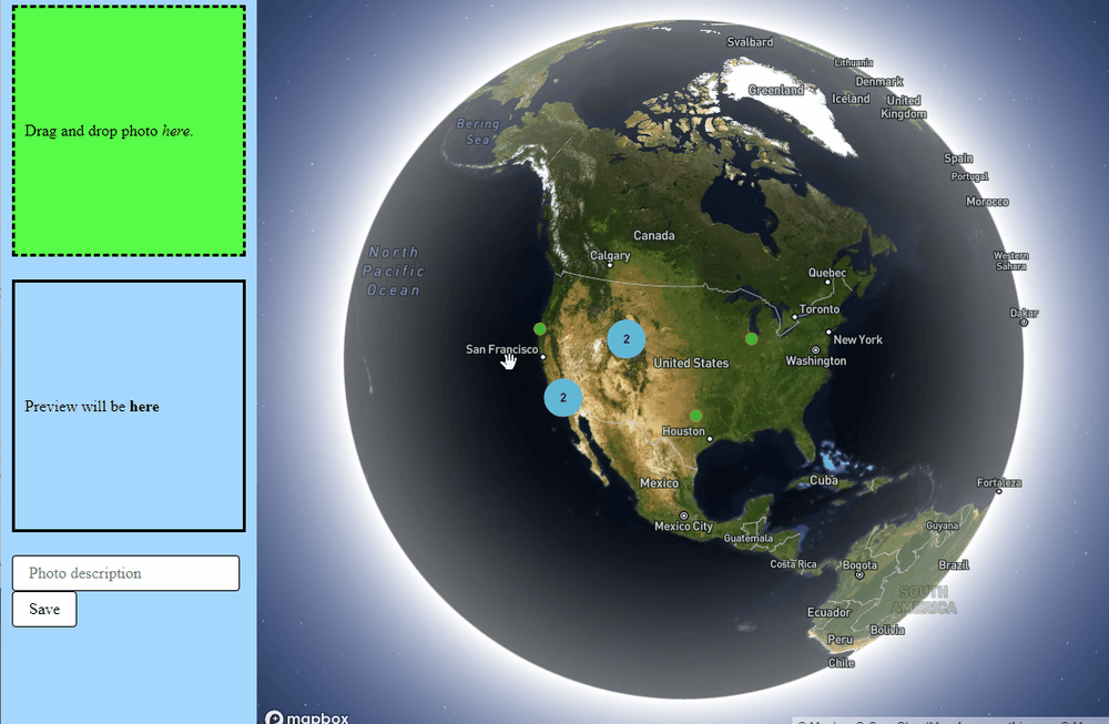 Map image share prototype